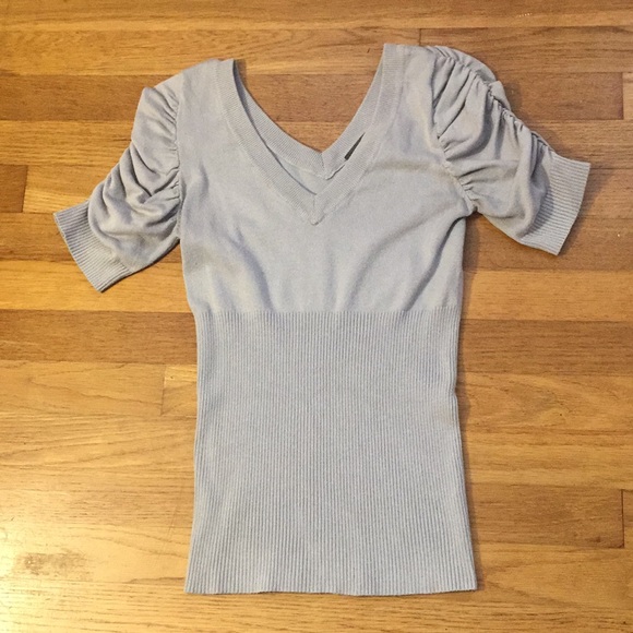 Gray Sweater - Short Sleeve - Small - Picture 1 of 9
